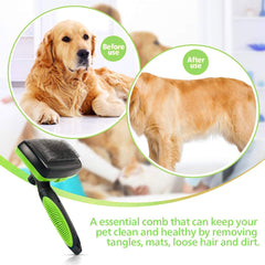 Self Cleaning Dog Brush - Limitless Deals Shop