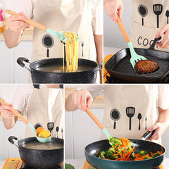 Non Stick Pot Spatula And Spoon - Limitless Deals Shop