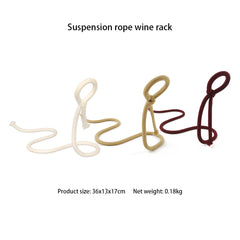 Suspended Rope Wine Bottle - Limitless Deals Shop