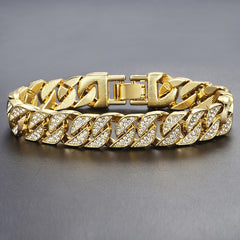 Miami Gold Curb Cuban Bracelet - Limitless Deals Shop