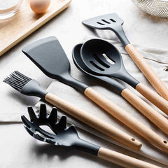 Non Stick Pot Spatula And Spoon - Limitless Deals Shop