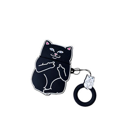 Cartoon Cat AirPods Case - Limitless Deals Shop