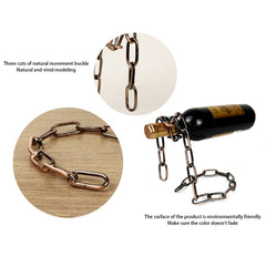 Magic Iron Chain Wine Bottle Holder - Limitless Deals Shop