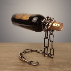 Magic Iron Chain Wine Bottle Holder - Limitless Deals Shop