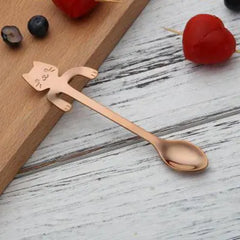 STAINLESS STEEL CAT TEASPOONS - Limitless Deals Shop