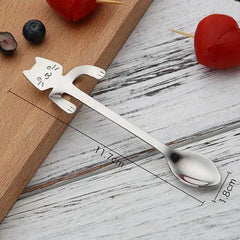 STAINLESS STEEL CAT TEASPOONS - Limitless Deals Shop