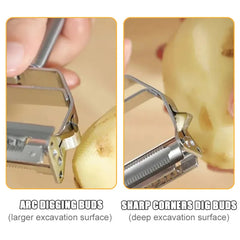 Stainless Steel Kitchen Vegetable Peeler - Limitless Deals Shop