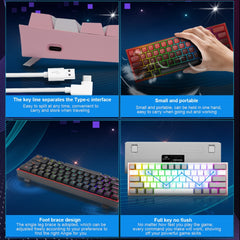 Mini Mechanical Gaming Wired Keyboard - Limitless Deals Shop