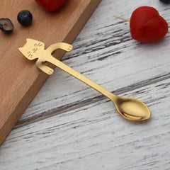 STAINLESS STEEL CAT TEASPOONS - Limitless Deals Shop