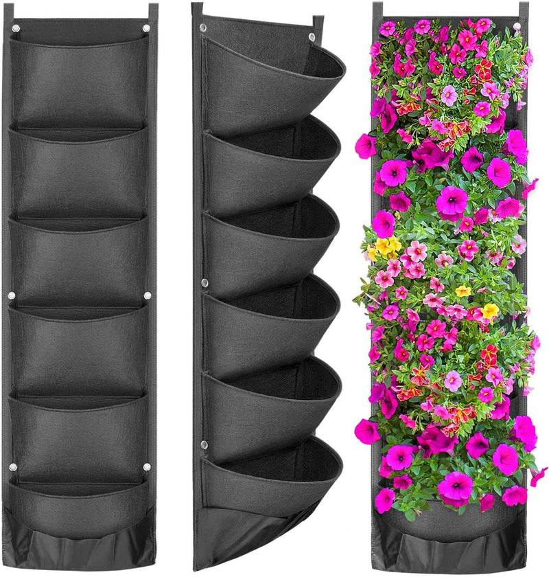 Vertical Hanging Garden Flower Pots - Limitless Deals Shop